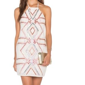 NBD Beaded Halter Dress XS